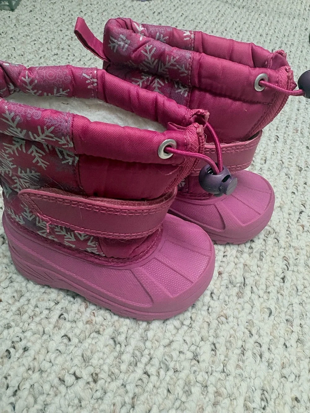 Pink Toddler Snow Boots